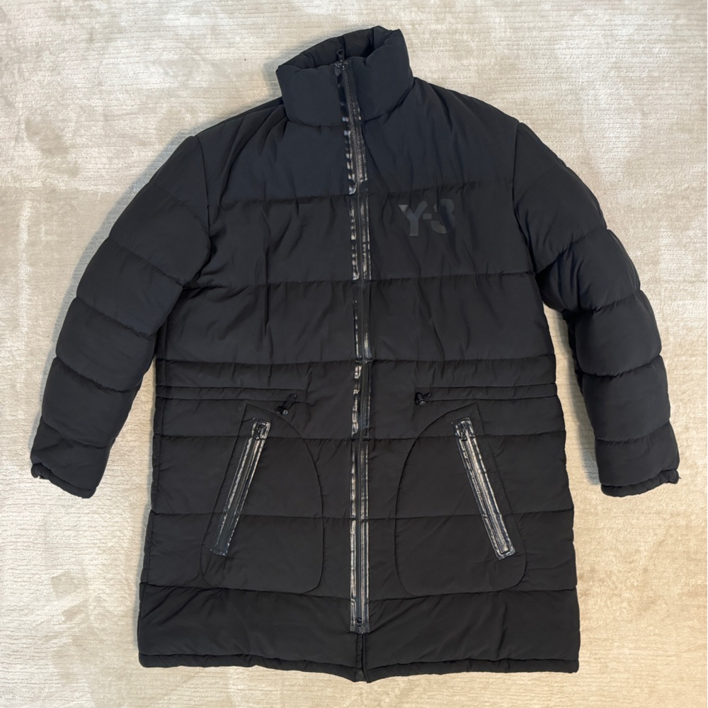 Y-3 Yohji Yamamoto Oversized Down Puffer Parka Jacket Coat y3 Adidas  Blackout M